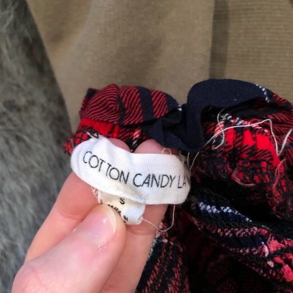 COTTON CANDY LA PLAID DRESS - Picture 4 of 5